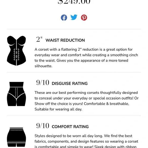 Midnight Blue Underbust Corset by Corset Story - Picture 8 of 8